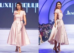 Hà Anh tái xuất catwalk