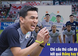 HLV Kiatisak: &#8216;Đá đúng bài vở, thắng thua tôi đều hài lòng&#8217;