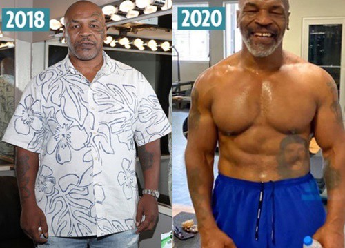 Mike Tyson giảm 45 kg