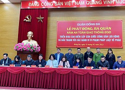 Quận Đống Đa phát động ra quân năm an toàn giao thông 2021