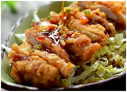 Salad gà chiên