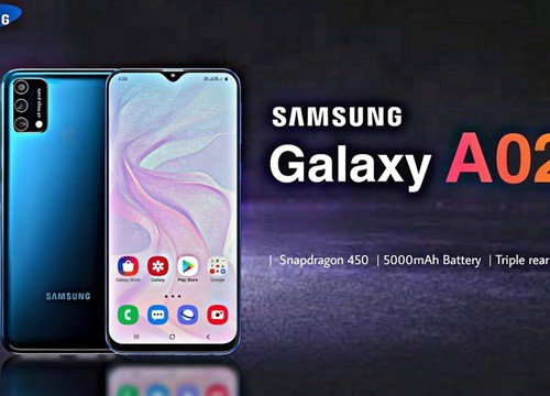 Samsung Galaxy A02s giá rẻ đến Mỹ