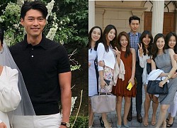 Sốt xình xịch ảnh Hyun Bin đi đám cưới: Bảnh bao chấp cam thường, cả dàn khách mời nữ biến thành "hậu cung" vây quanh