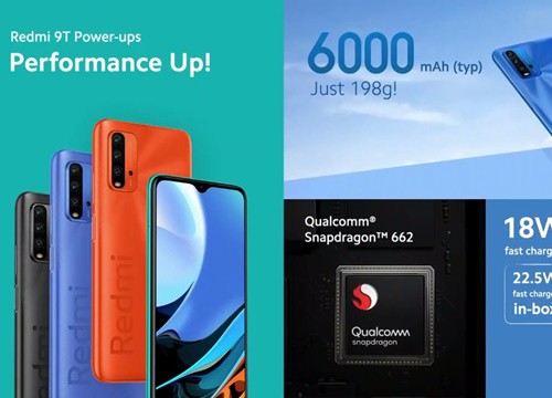 Xiaomi Redmi 9T ra mắt: Giống Redmi Note 9 4G đến 99%