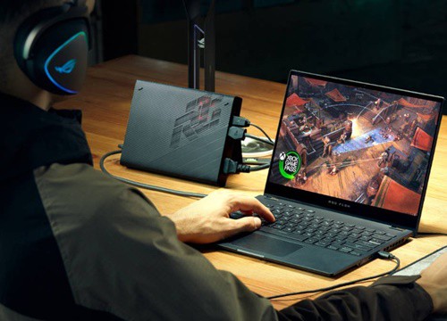 Asus ROG Flow X13 ra mắt: laptop chơi game nhỏ nhắn, gắn eGPU để chơi game