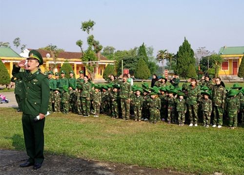 Bộ đội Biên phòng tỉnh: Thành lập Tiểu đoàn huấn luyện chiến sĩ mới