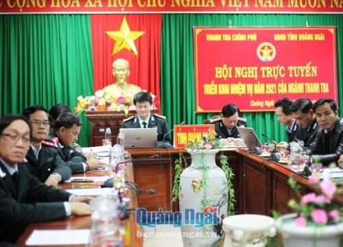 Hội nghị trực tuyến triển khai nhiệm vụ năm 2021 của ngành Thanh tra