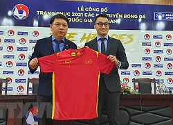 Công bố mẫu trang phục 2021 các Đội tuyển Bóng đá Quốc gia Việt Nam