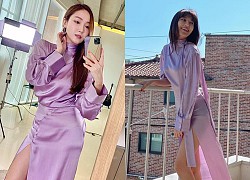 Jessica, Sooyoung đụng hàng nhưng khác quá: Người diện giày hiệu, người đi dép lê vẫn khoe được dáng nuột