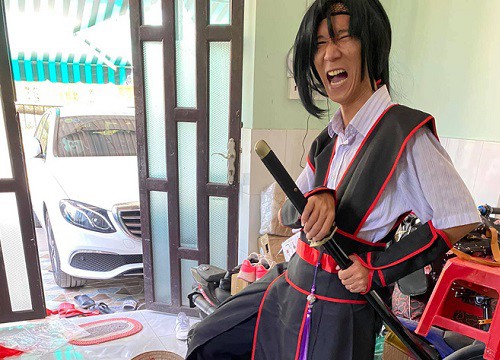 Không làm video ẩm thực, Lâm Vlog chuyển sang cosplay nhân vật truyện tranh?