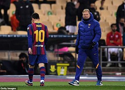 Koeman nói gì về chiếc thẻ đỏ của Messi?