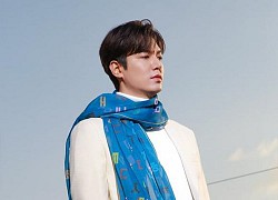 Lấy lại phong độ nhan sắc nhưng Lee Min Ho gây khó hiểu vì đeo chiếc khăn chẳng khác nào tấm rèm cửa