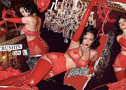 Rihanna diện nội y xuyên thấu