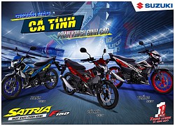 Suzuki Satria ra mắt 3 màu mới