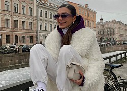 Cách diện đồ mùa đông sành điệu giống dàn fashionista Nga