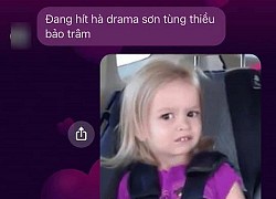 Cô gái ngó lơ bạn trai nhắn tin để hóng drama trà xanh với Tùng - Trâm