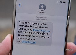 Giả mạo TPBank nhắn tin quảng bá cá cược