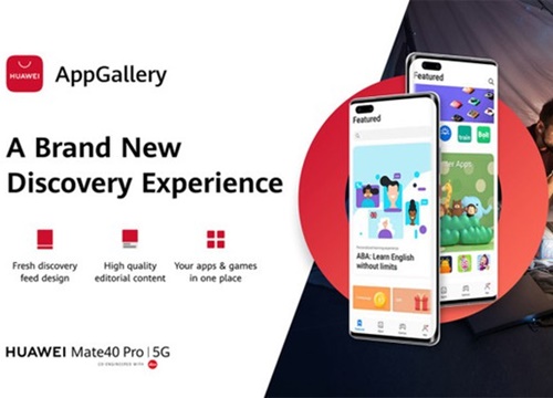 Huawei thiết kế lại AppGallery với giao diện mới