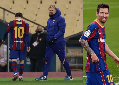 Messi bất mãn Koeman, muốn Barca sa thải ngay