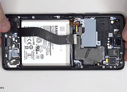 Mổ bụng Galaxy S21 Ultra, khó thay pin và màn hình