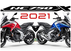 Những điểm mới trên môtô phân khối lớn Honda NC750X 2021