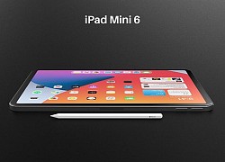 Rò rỉ thiết kế iPad mini 6 với phần cắt cho Touch ID