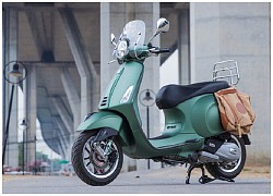 Soi phiên bản Vespa Primavera S 150 i-Get ABS Safari với màu sơn độc đáo