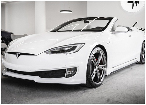 Tesla Model S được độ thành xe mui trần