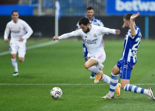 Hazard ghi bàn trở lại sau 2 tháng, Real Madrid thắng đậm Alaves