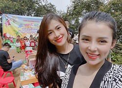 Hot girl Phạm Ngọc Linh tặng áo ấm cho trẻ em vùng cao