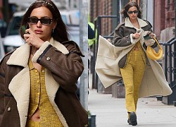 Irina Shayk sành điệu sải bước trên đường phố New York