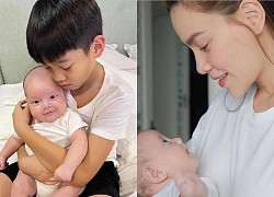 Khéo sinh như Hà Hồ: Con gái giống mẹ, con trai giống bố, đều thừa hưởng nhan sắc &#8216;cực phẩm&#8217;