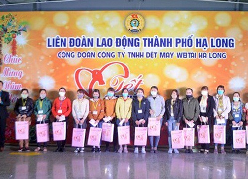 Quảng Ninh: 300 công nhân dệt may tham gia chương trình 'Tết sum vầy'