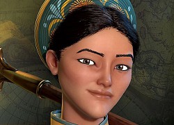 Tạo hình Bà Triệu trong game Civilization 6