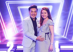 Vợ Dương Ngọc Thái "bê" bụng bầu 7 vượt mặt chơi gameshow vì nhớ nghề