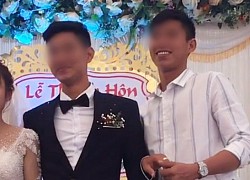 Chú rể bị cưỡng hôn ngay trong đám cưới, "kẻ phá đám" thì tươi roi rói, biểu cảm cô dâu mới dở khóc dở cười