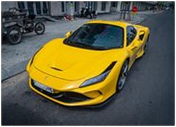 Cận cảnh Ferrari F8 Spider màu vàng "độc nhất" Việt Nam