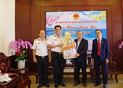 Học viện Hải quân: Thăm, chúc Tết lãnh đạo tỉnh và thành phố Nha Trang