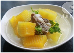 Ngon bổ món canh đu đủ nấu sườn