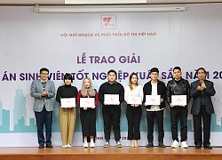 Trao giải thưởng Đồ án sinh viên tốt nghiệp xuất sắc năm 2020