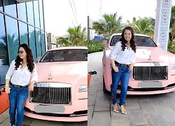 CEO Đại Nam cho dân tình &quot;rửa mắt&quot; với Rolls-Royce hồng &quot;bánh bèo&quot; mui trần 2 cửa, phán luôn: Có mấy triệu đô, rẻ mà!