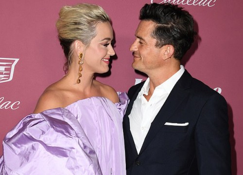 Katy Perry và Orlando Bloom tình cảm trên thảm đỏ