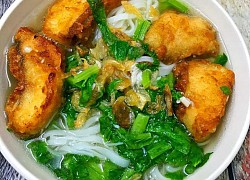 Món bánh đa cá rau cải lạ miệng ai cũng khen