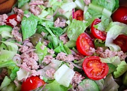 Món salad cá hộp chua ngọt rau giòn ngon