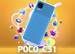 POCO C31 ra mắt: Helio G35, pin 5.000mAh, giá từ 114 USD