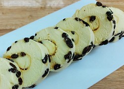 2 Cách làm bánh bông lan cuộn nho khô ẩm mềm chua ngọt thơm ngon