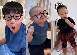 3 nhóc tỳ nhà Hồ Ngọc Hà lên đồ, nhập hội chơi Halloween