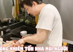 Bỏ mặc thị phi, Trấn Thành trổ tài nấu ăn cho vợ và tiện khoe luôn view căn hộ cao cấp xịn quá chừng