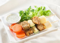 Cá chẽm xiên que xốt thì là