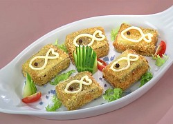 Cà tím kẹp thịt gà chiên